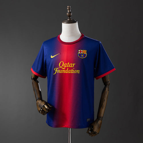 Barcelona 12/13 Home Retro Jersey - Primetime Jerseys