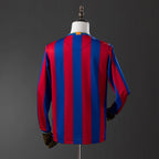 Barcelona 09/10 Home Long Sleeve Retro Jersey - Primetime Jerseys