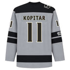 Anze Kopitar #11 Los Angeles Kings Grey Captain Edition NHL Hockey Jersey