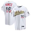 2026 All-Star Edition Stars & Stripes Athletics Nick Kurtz Stadium Jersey - White