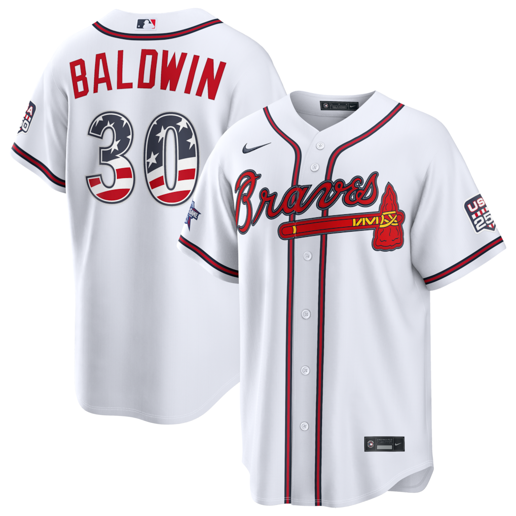 2026 All-Star Edition Stars & Stripes Atlanta Braves Drake Baldwin Stadium Jersey - White