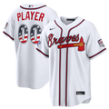 Custom Atlanta Braves 2026 All-Star Edition Stars & Stripes Stadium Jersey - White