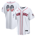 Custom Boston Red Sox 2026 All-Star Edition Stars & Stripes Stadium Jersey - White
