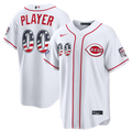 Custom Cincinnati Reds 2026 All-Star Edition Stars & Stripes Stadium Jersey - White