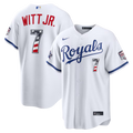 2026 All-Star Edition Stars & Stripes Kansas City Royals Bobby Witt Jr. Stadium Jersey - White