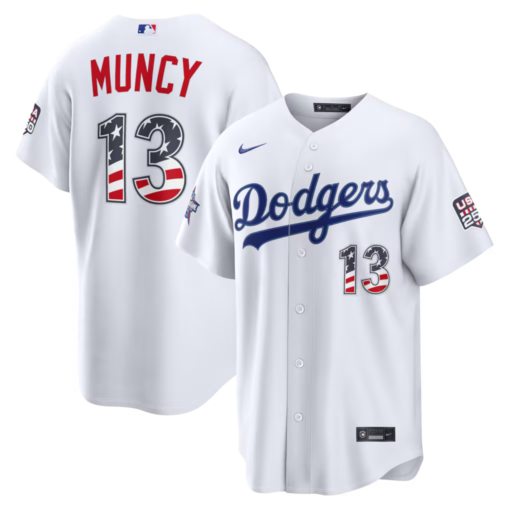 2026 All-Star Edition Stars & Stripes Los Angeles Dodgers Max Muncy Stadium Jersey - White