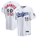 2026 All-Star Edition Stars & Stripes Los Angeles Dodgers Yoshinobu Yamamoto Stadium Jersey - White
