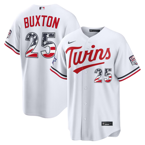 2026 All-Star Edition Stars & Stripes Minnesota Twins Byron Buxton Stadium Jersey - White
