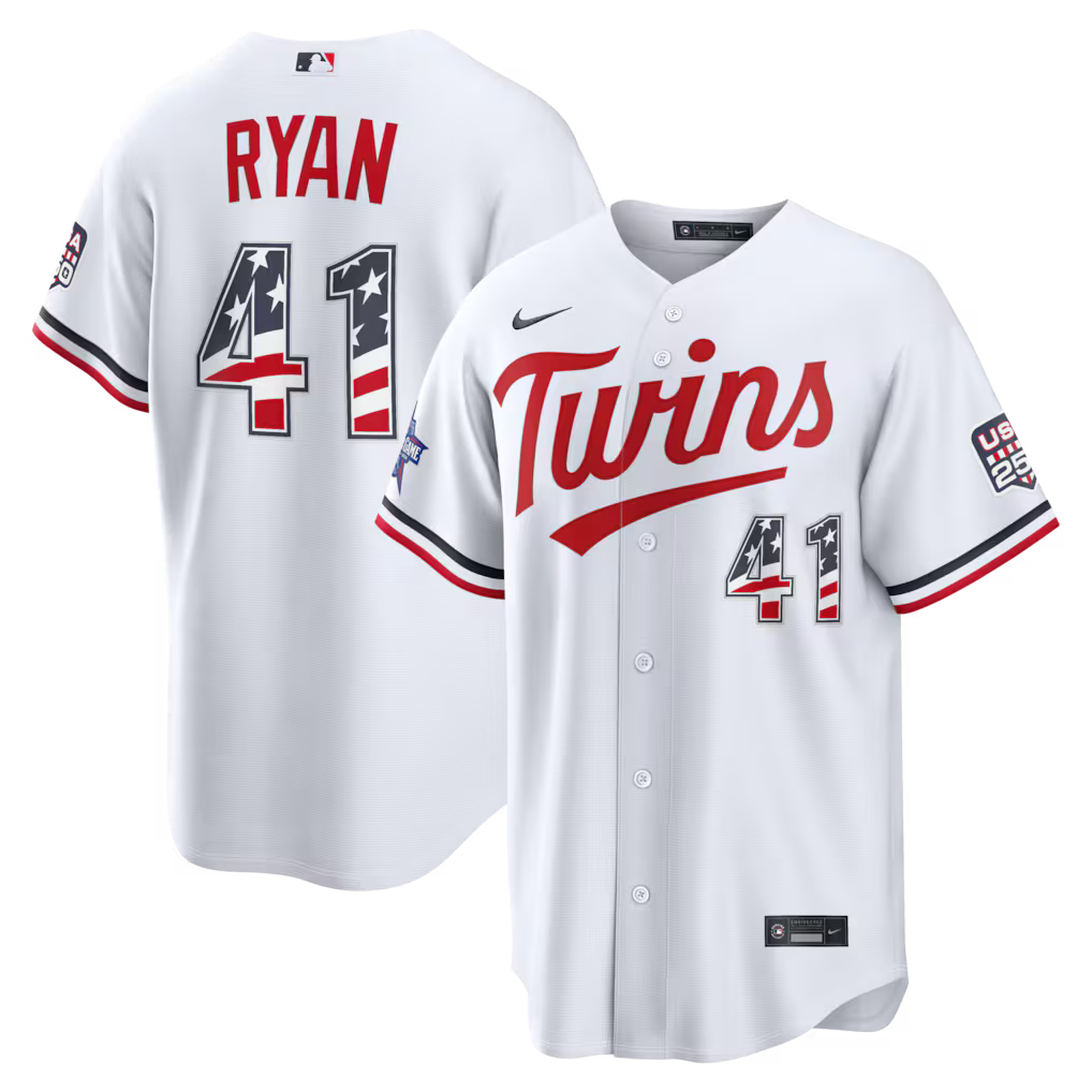 2026 All-Star Edition Stars & Stripes Minnesota Twins Joe Ryan Stadium Jersey - White