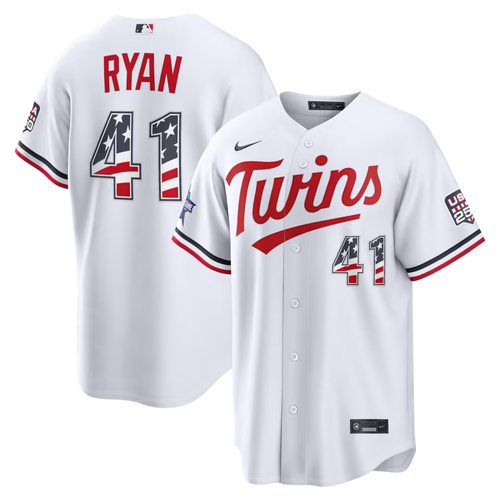 2026 All-Star Edition Stars & Stripes Minnesota Twins Joe Ryan Stadium Jersey - White