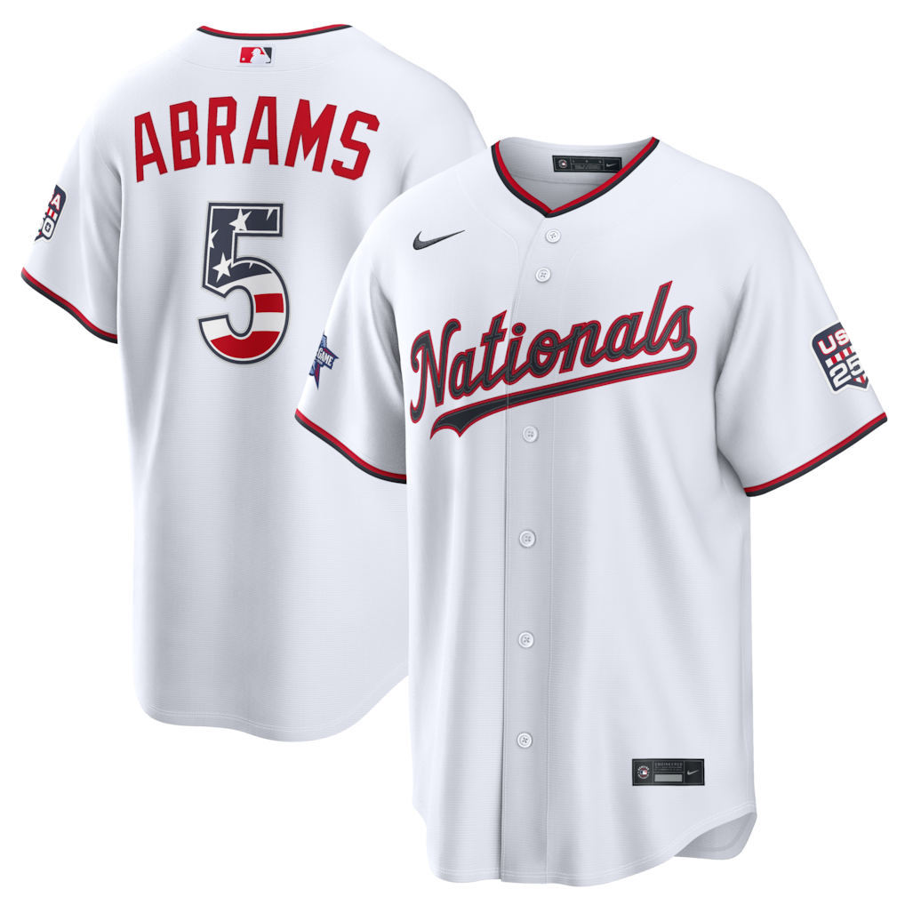 2026 All-Star Edition Stars & Stripes Washington Nationals CJ Abrams Stadium Jersey - White