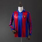 Barcelona 1992 Home Long Sleeve Retro Jersey - Primetime Jerseys