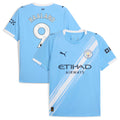 Erling Haaland Manchester City 2025/26 Home Player Jersey - Sky Blue