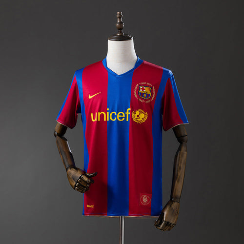 Barcelona 07/08 Home Retro Jersey - Primetime Jerseys