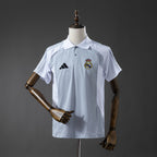 Real Madrid 25/26 Polo Jersey - Grey - Primetime Jerseys