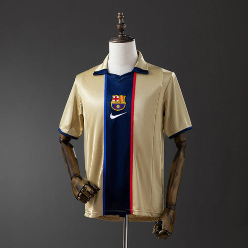 Barcelona 2002 Away Retro Jersey - Primetime Jerseys