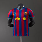 Barcelona 09/10 Home Player Version Retro Jersey - Primetime Jerseys