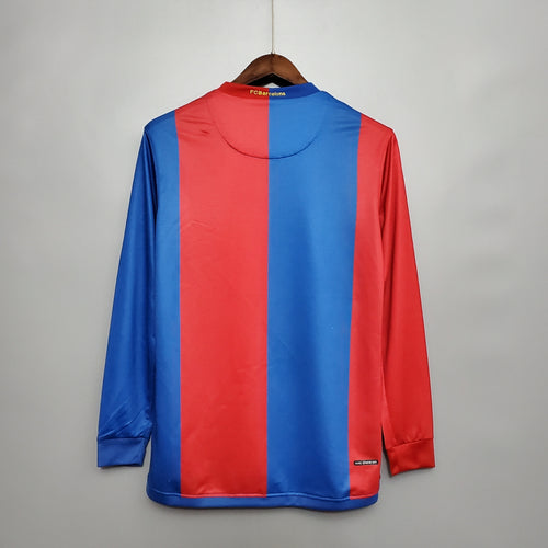Barcelona 06/07 Home Long Sleeve Retro Jersey - Primetime Jerseys