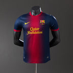Barcelona 12/13 Home Player Version Retro Jersey - Primetime Jerseys