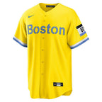 Boston Red Sox City Connect Jersey - Gold - Primetime Jerseys