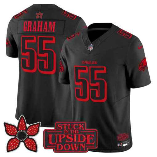 Brandon Graham Philadelphia Eagles ‘Stranger Things Edition’ Jersey - Black