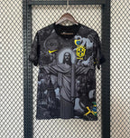 Brazil Rio De Janeiro Edition Retro Jersey - Black - Primetime Jerseys