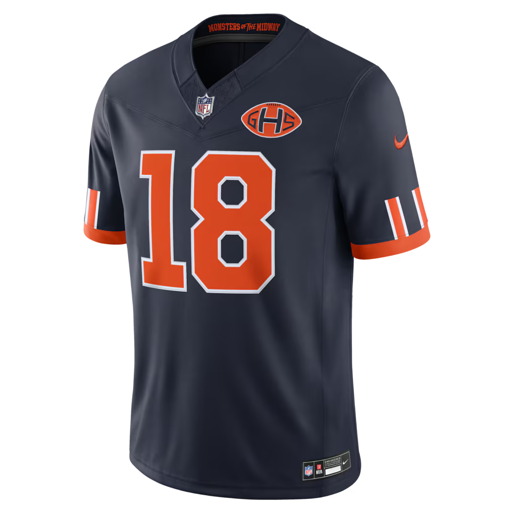 Caleb Williams #18 Chicago Bears 2026 Rivalries NFL jersey