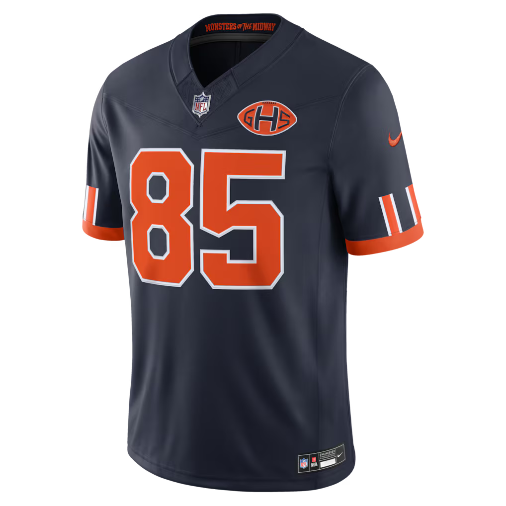 Cole Kmet #85 Chicago Bears 2026 Rivalries NFL jersey