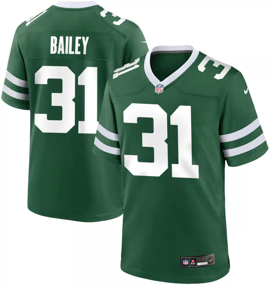 David Bailey #31 New York Jets NFL Jersey - Legacy Green