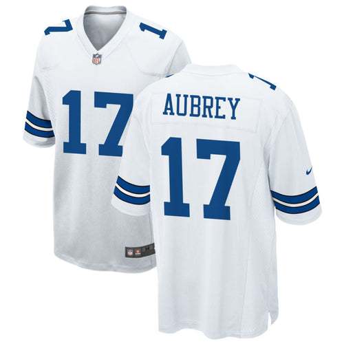 Brandon Aubrey Dallas Cowboys Jersey - White - Primetime Jerseys