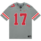 Carnell Tate Ohio State Buckeyes Jersey – Grey - Primetime Jerseys