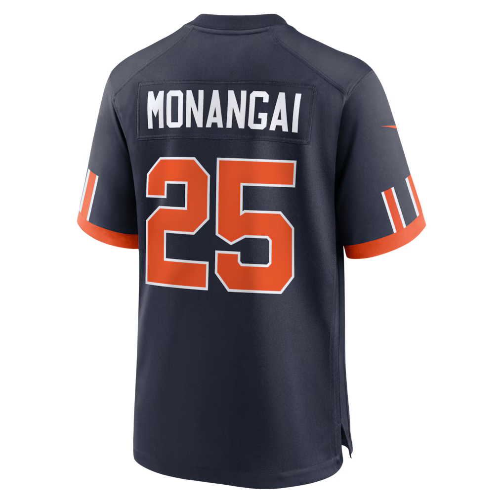 Kyle Monangai #25 chicago Bears 2026 Rivalries NFL jersey