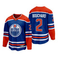Evan Bouchard #2 Edmonton Oilers NHL Jersey - Blue