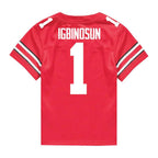Davison Igbinosun Ohio State Buckeyes Jersey – Red