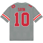 Julian Sayin Ohio State Buckeyes Jersey – Grey