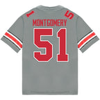 Luke Montgomery Ohio State Buckeyes Jersey – Grey - Primetime Jerseys