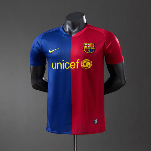 Barcelona 08/09 Player Version Retro Home Jersey - Primetime Jerseys