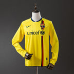 Barcelona 08/09 Away Long Sleeve Retro Jersey - Primetime Jerseys
