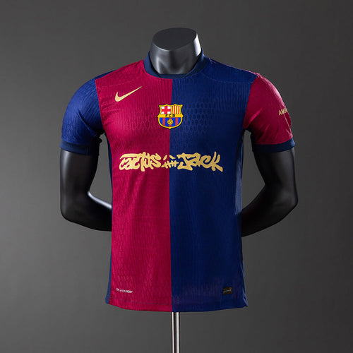 Barcelona 24/25 Travis Scott Cactus Jack Player Version Jersey - Primetime Jerseys