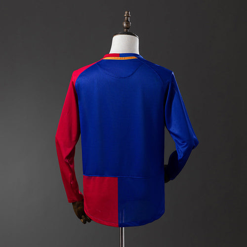 Barcelona 08/09 UEFA Champions League Home Long Sleeve Retro Jersey - Primetime Jerseys