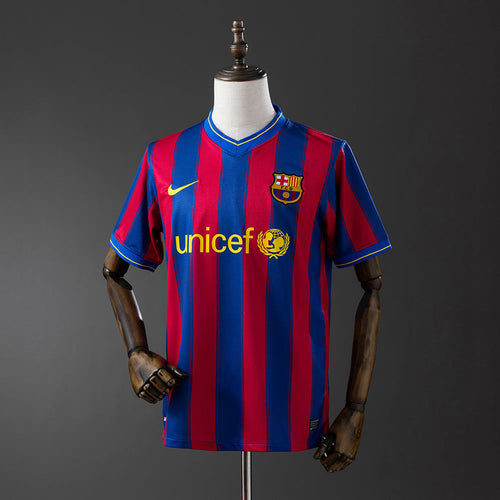 Barcelona 09/10 Home Retro Jersey - Primetime Jerseys
