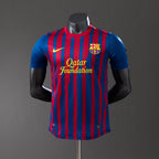 Barcelona 11/12 Home Player Version Retro Jersey - Primetime Jerseys