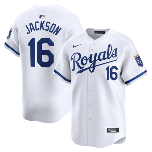 Bo Jackson Kansas City Royals Home Jersey - White - Primetime Jerseys