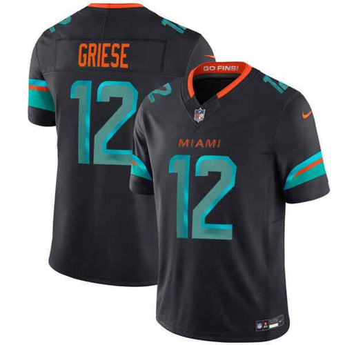 Bob Griese Miami Dolphins 2025 Rivalries Collection Game Jersey - Pitch Blue
