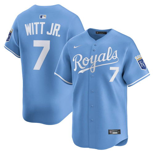 Bobby Witt Jr Kansas City Royals Alternate Jersey - Light Blue - Primetime Jerseys