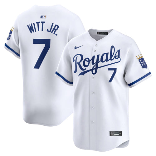 Bobby Witt Jr Kansas City Royals Home Jersey - White - Primetime Jerseys