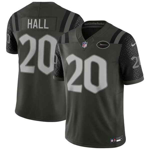 Breece Hall New York Jets 2025 Rivalries Collection Jersey - Gotham Green