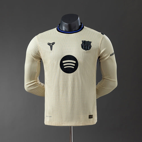 Barcelona 25/26 Player Version Away Long Sleeve Jersey - Primetime Jerseys