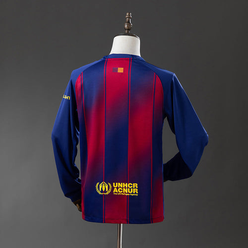 Barcelona 25/26 Home Long Sleeve Jersey - Primetime Jerseys