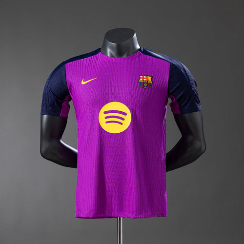 Barcelona 25/26 Pre-Match Training Player Version Jersey - Purple - Primetime Jerseys